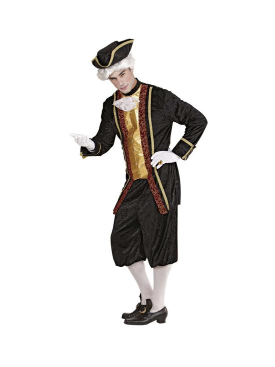 Traje de cortesão veneziano de época adulta