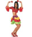 Fato de Rumbera brasileira adulto tamanho adulto