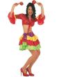 Fato de Rumbera brasileira adulto tamanho adulto