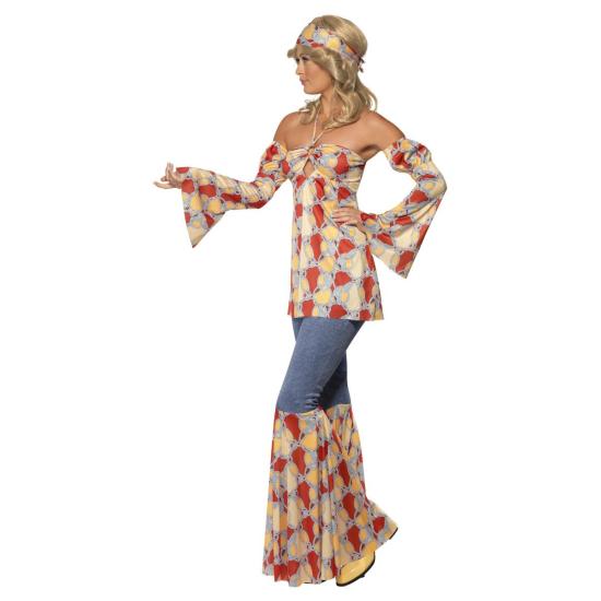 Fantasia hippie vintage de luxo para menina