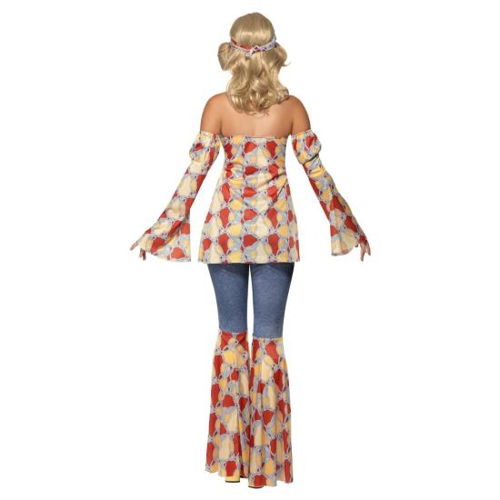 Fantasia hippie vintage de luxo para menina