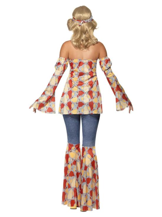 Fantasia hippie vintage de luxo para menina