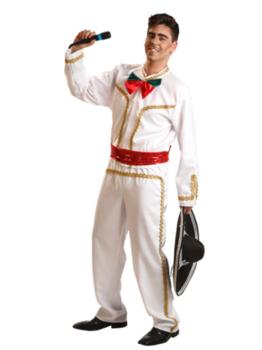 Fantasia de Mariachi branca adulta