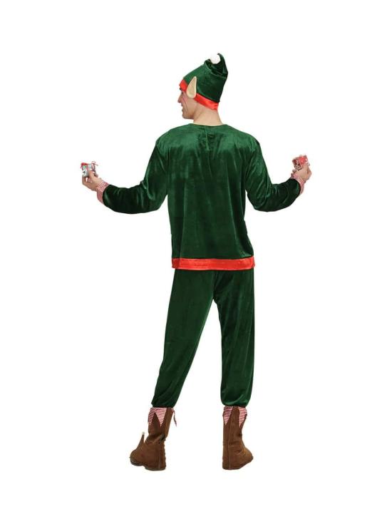 Fato de Elfo Ajudante do Papai Noel para adulto