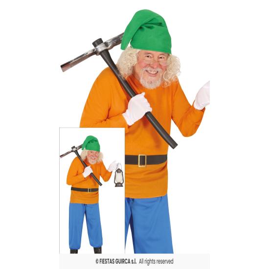 Fantasia de trabalhador anão adulto