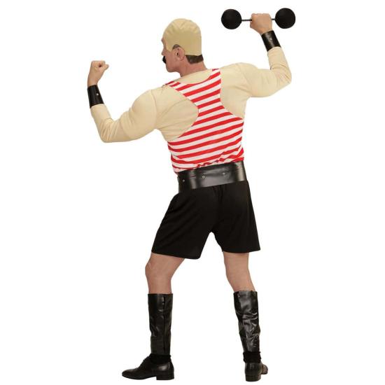 Fantasia de homem forte de circo de luxo adulto
