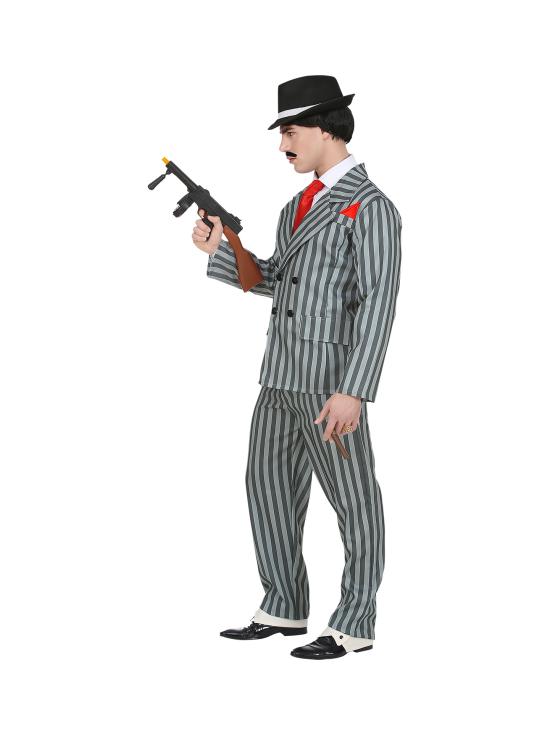 Fato de Gomez Addams ou Gangster para adulto