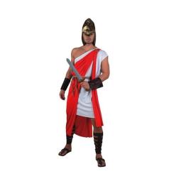Fato espartano grego adulto tamanho T-4