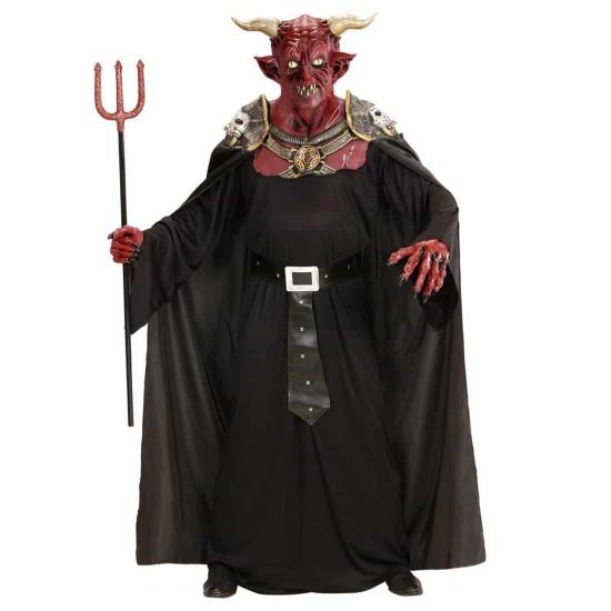 Fantasia de guerreiro do inferno adulto tamanho único