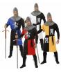 Cores da fantasia de guerreiro medieval adulto