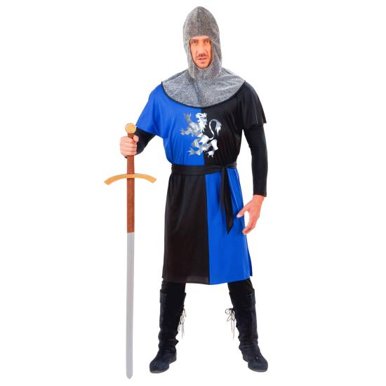 Cores da fantasia de guerreiro medieval adulto