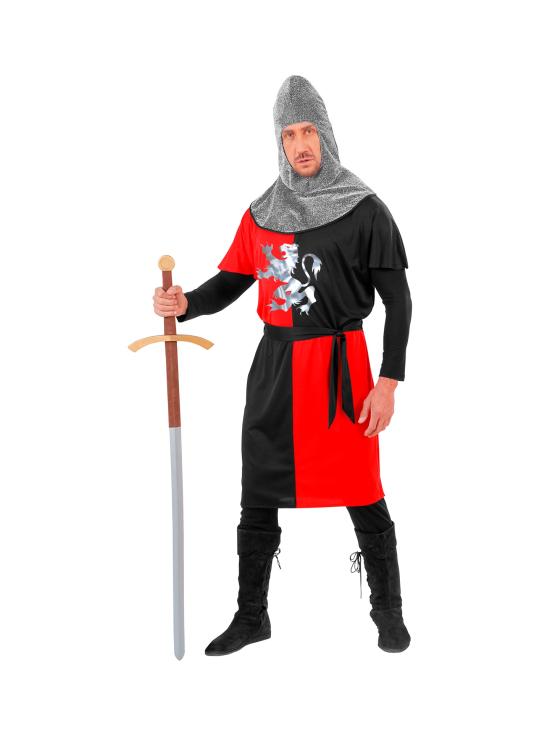 Cores da fantasia de guerreiro medieval adulto