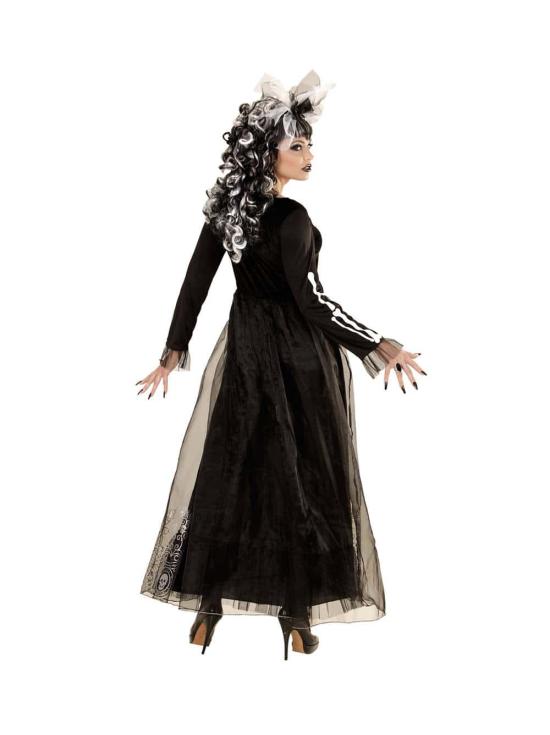 Fantasia de Halloween de senhora esqueleto. adulto