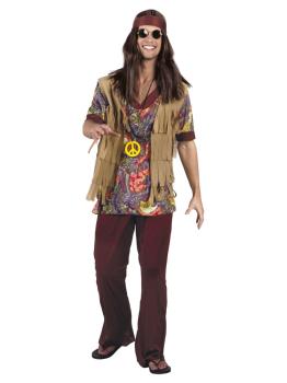 Fato de Hippie Super Porreta adulto