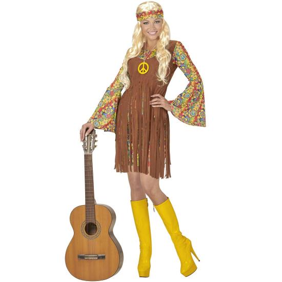 Fantasia de hippie vintage para adulto