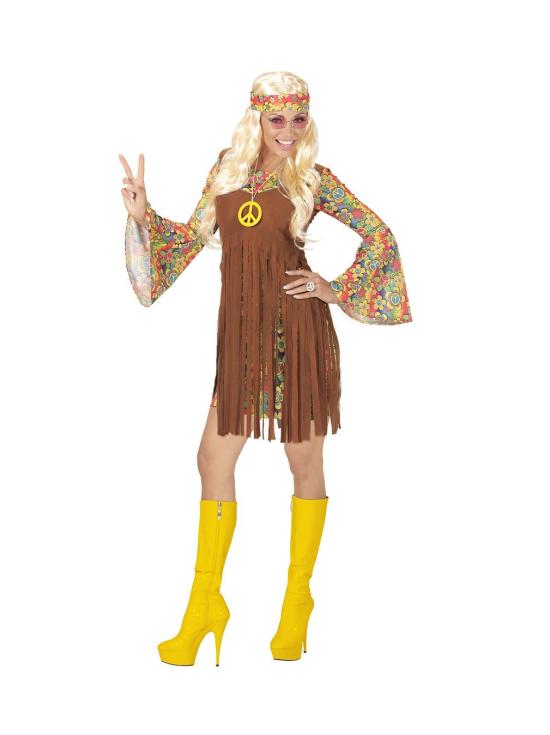 Fantasia hippie vintage para adultos