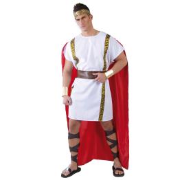 Fato de herói romano adulto.