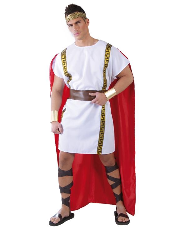 Fantasia de herói romano adulto.