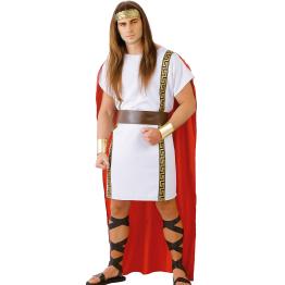 Fato de herói romano adulto.