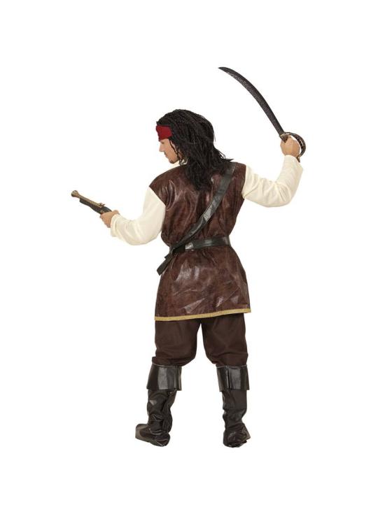 Fato de Jack Sparrow Piratas Caribenho para adulto