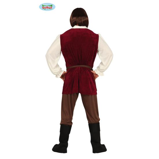 Fato de estalajadeiro medieval adulto..