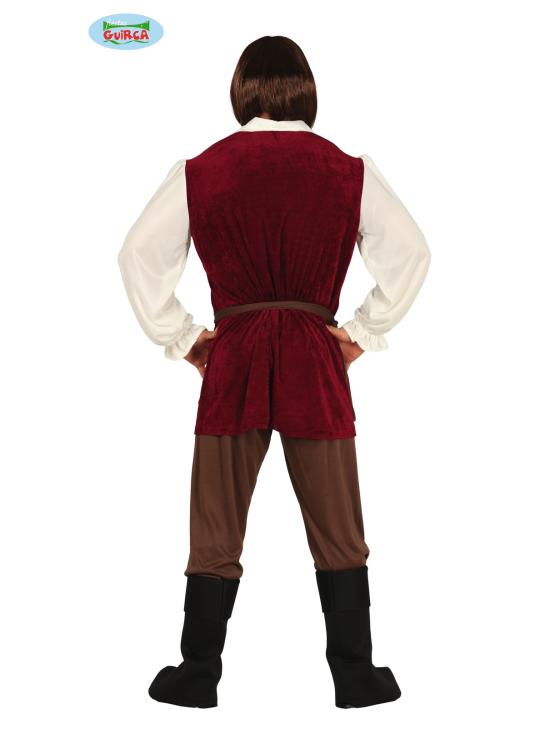 Fato de estalajadeiro medieval adulto..