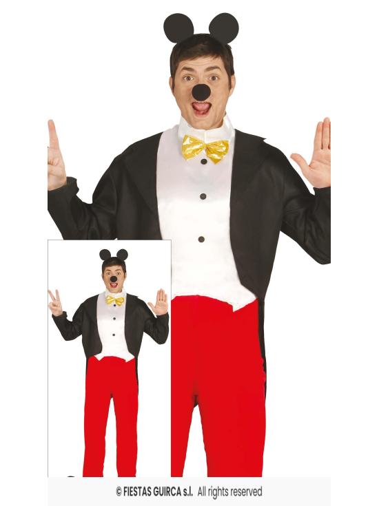 Fato de Mickey Mouse para adulto.