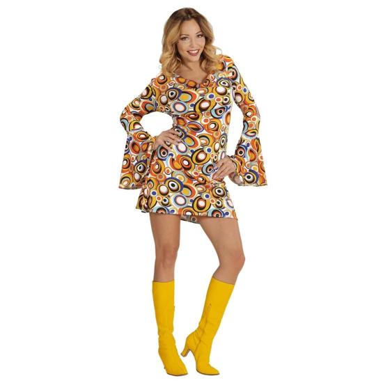 Fantasia feminina de bolhas adultas dos anos 70 Fantasia feminina de bolhas adultas dos anos 70