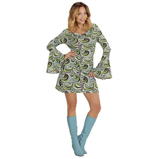 Traje feminino bacana das ondas dos anos 70.adulto Traje feminino bacana das ondas dos anos 70.adulto