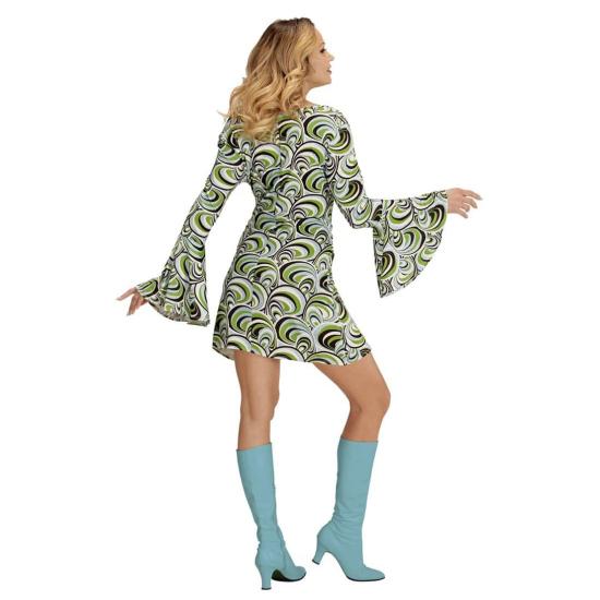 Traje feminino bacana das ondas dos anos 70.adulto Traje feminino bacana das ondas dos anos 70.adulto