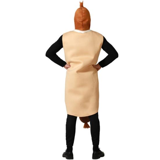 Fato de cachorro-quente adulto tamanho M