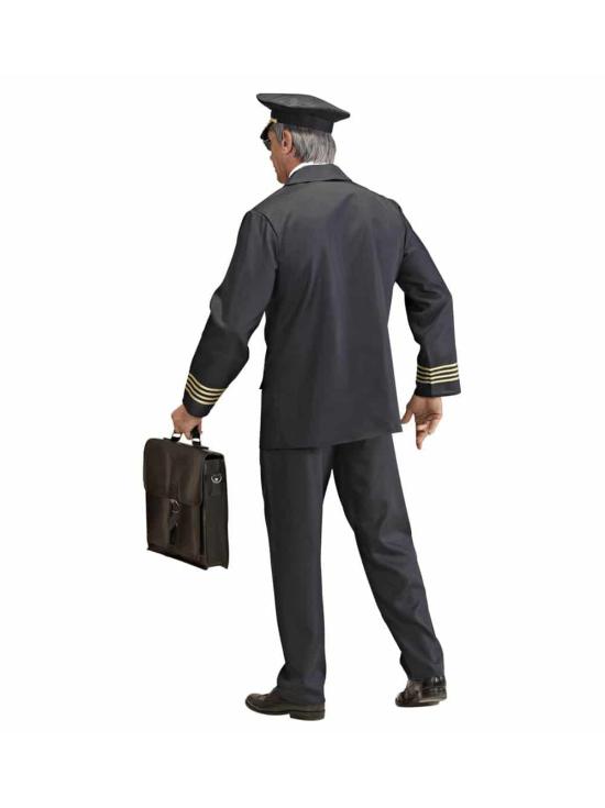 Fato de comandante piloto para adulto