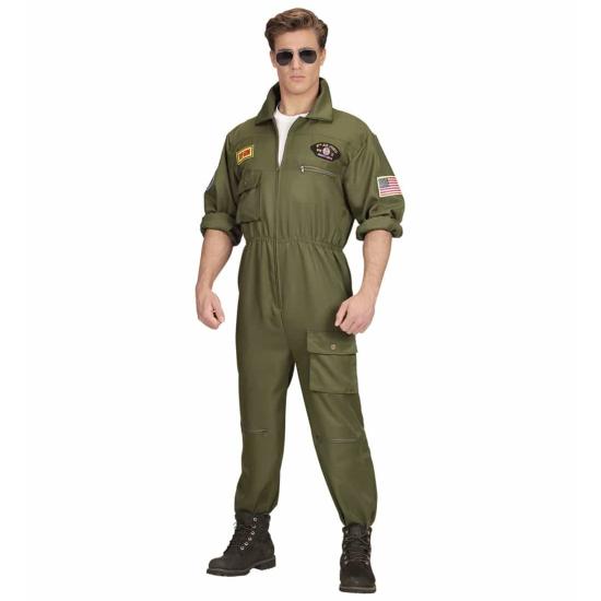 Fato de piloto de caça Top Gun para adulto