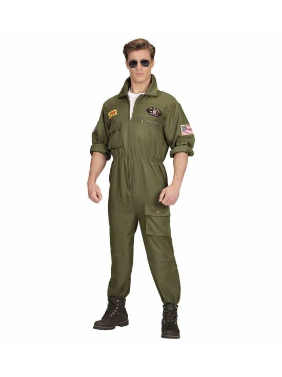 Fato de piloto de caça Top Gun para adulto