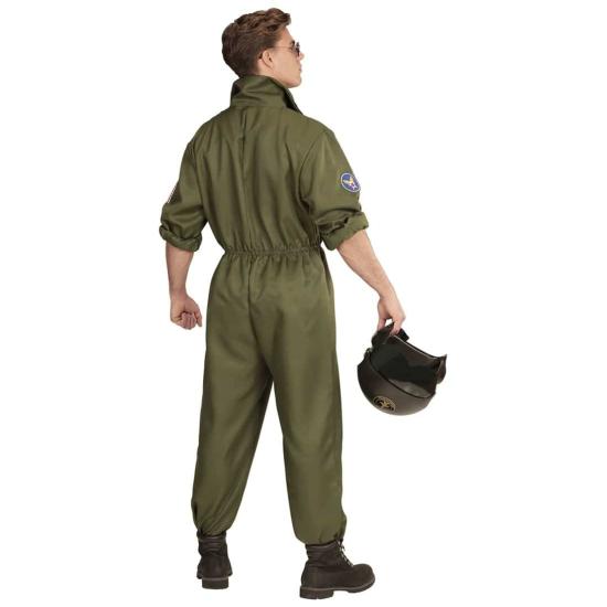 Fato de piloto de caça Top Gun para adulto