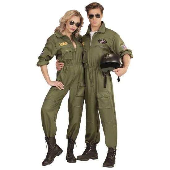 Fato de piloto de caça Top Gun para adulto