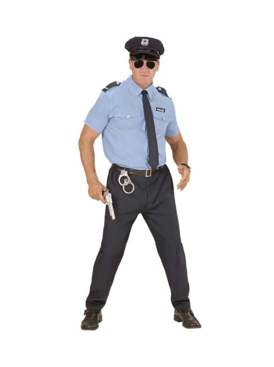 Uniforme de policial masculino de manga curta
