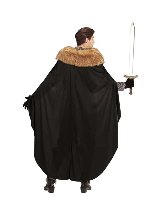 Fato de príncipe medieval John Snow para adulto