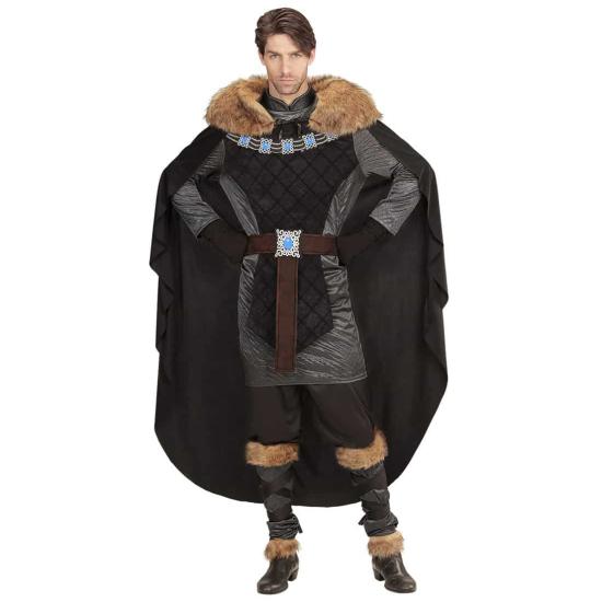 Fato de príncipe medieval John Snow para adulto