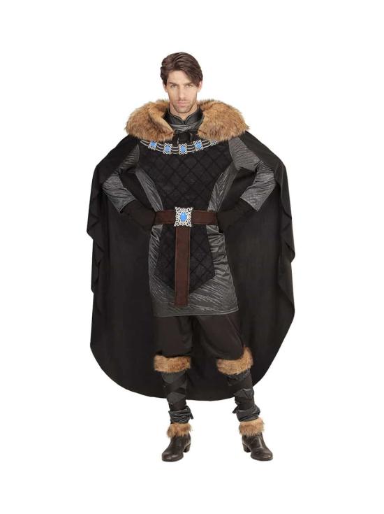 Fato de príncipe medieval John Snow para adulto