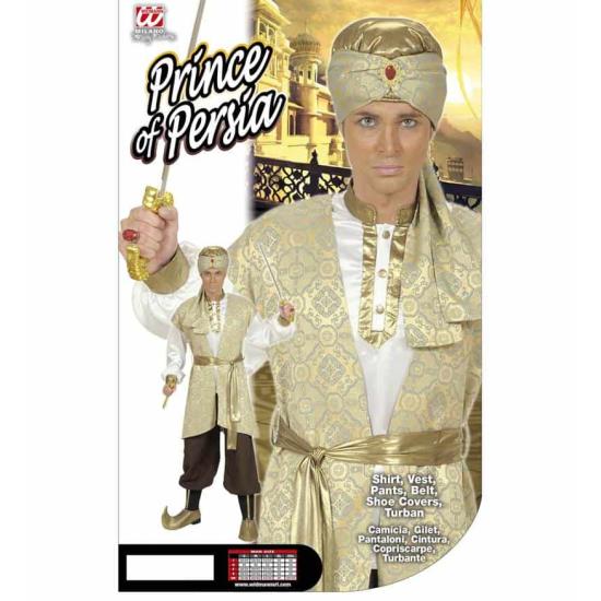 Fato de príncipe persa para homem