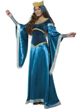 Fato de Rainha Guinevere adulto