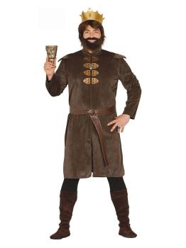 Fantasia adulta de rei guerreiro medieval