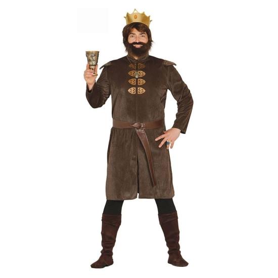 Fantasia adulta de rei guerreiro medieval