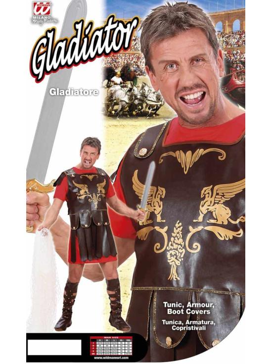 Fato de Spartacus romano adulto