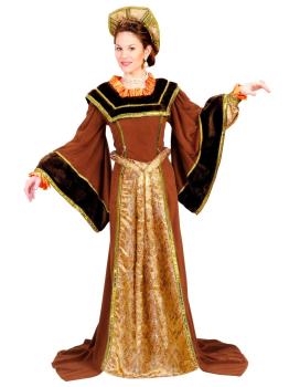 Traje Adulto Tudor Girl Deluxe