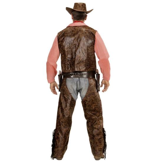 Fato de cowboy xerife lobo para homem