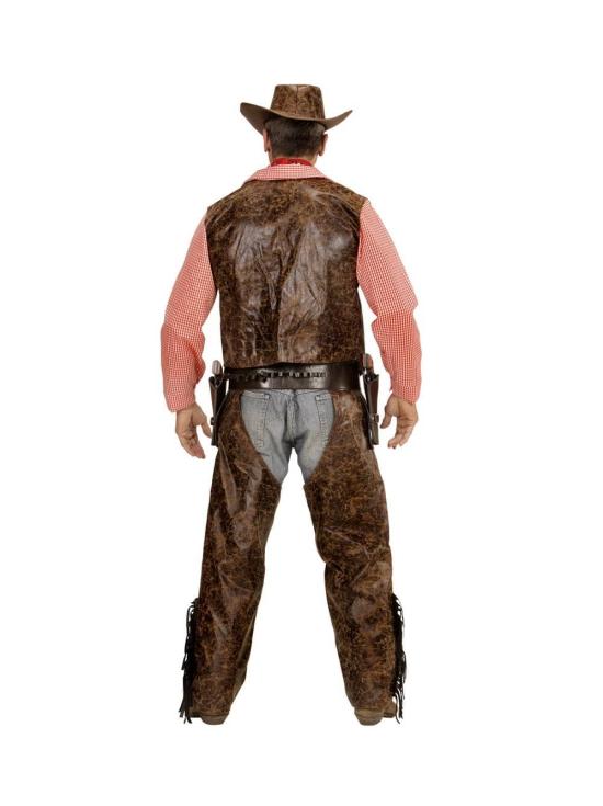 Fato de cowboy xerife lobo para homem