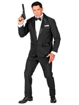 Fantasia de agente secreto 007 James Bond para adulto
