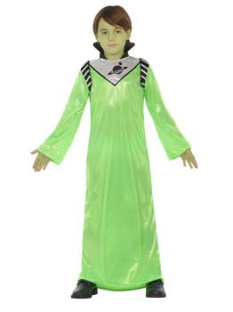 Fato de alienígena verde para menino
